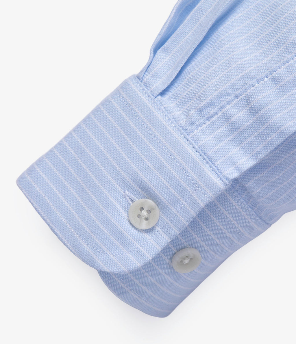 Camisa Hombre Oxford Regent M/Larga Rayas Azul