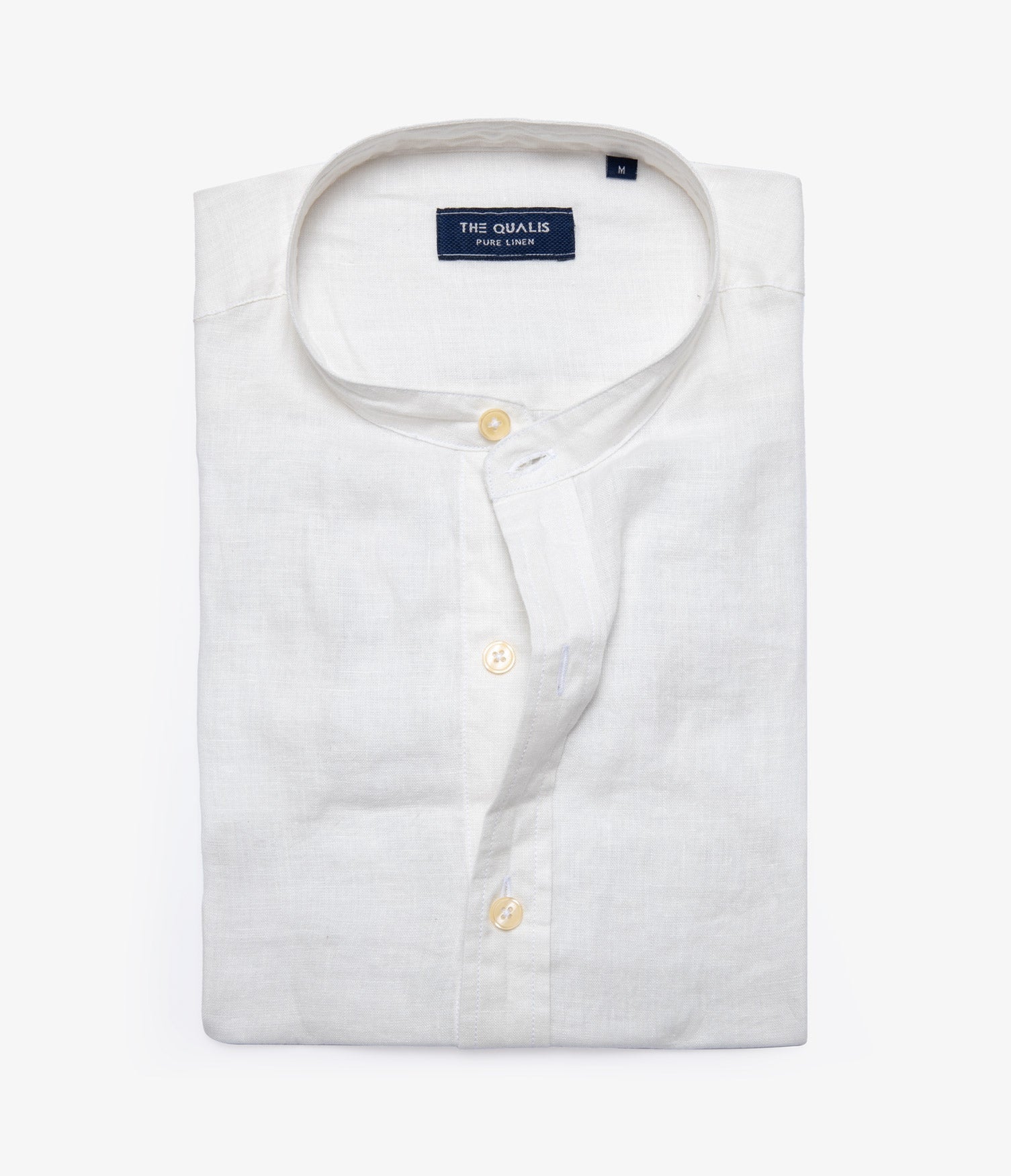 Camisa Hombre Lino Saonna M/Larga Blanca