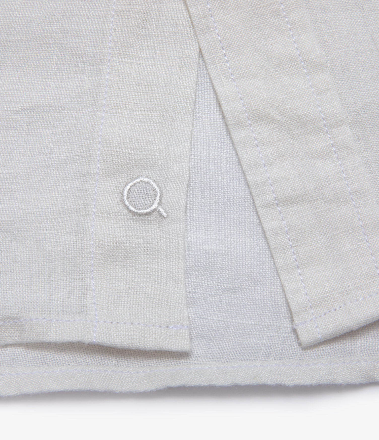 Camisa Hombre Lino Saonna M/Larga Blanca