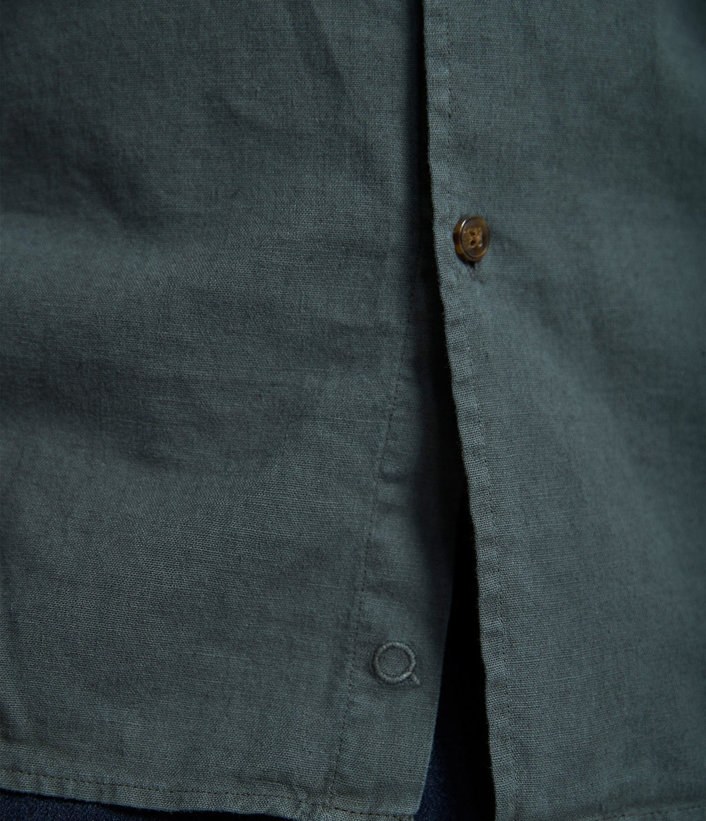 Camisa Hombre Silven M/Larga Verde Oscuro