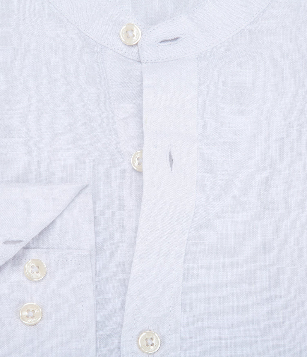 Camisa Hombre Lino Soria Blanco